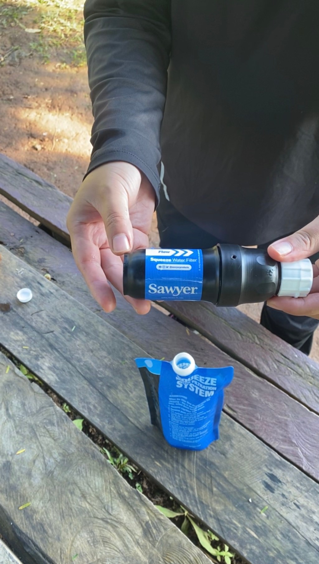 ไปเข้าป่า กินน้ำไม่สะอาดจะท้องเสียเอานะ เอาเครื่องกรองน้ำไปด้วย